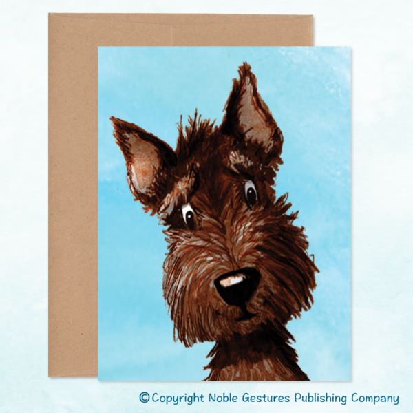 Scotty Dog Note Card Front